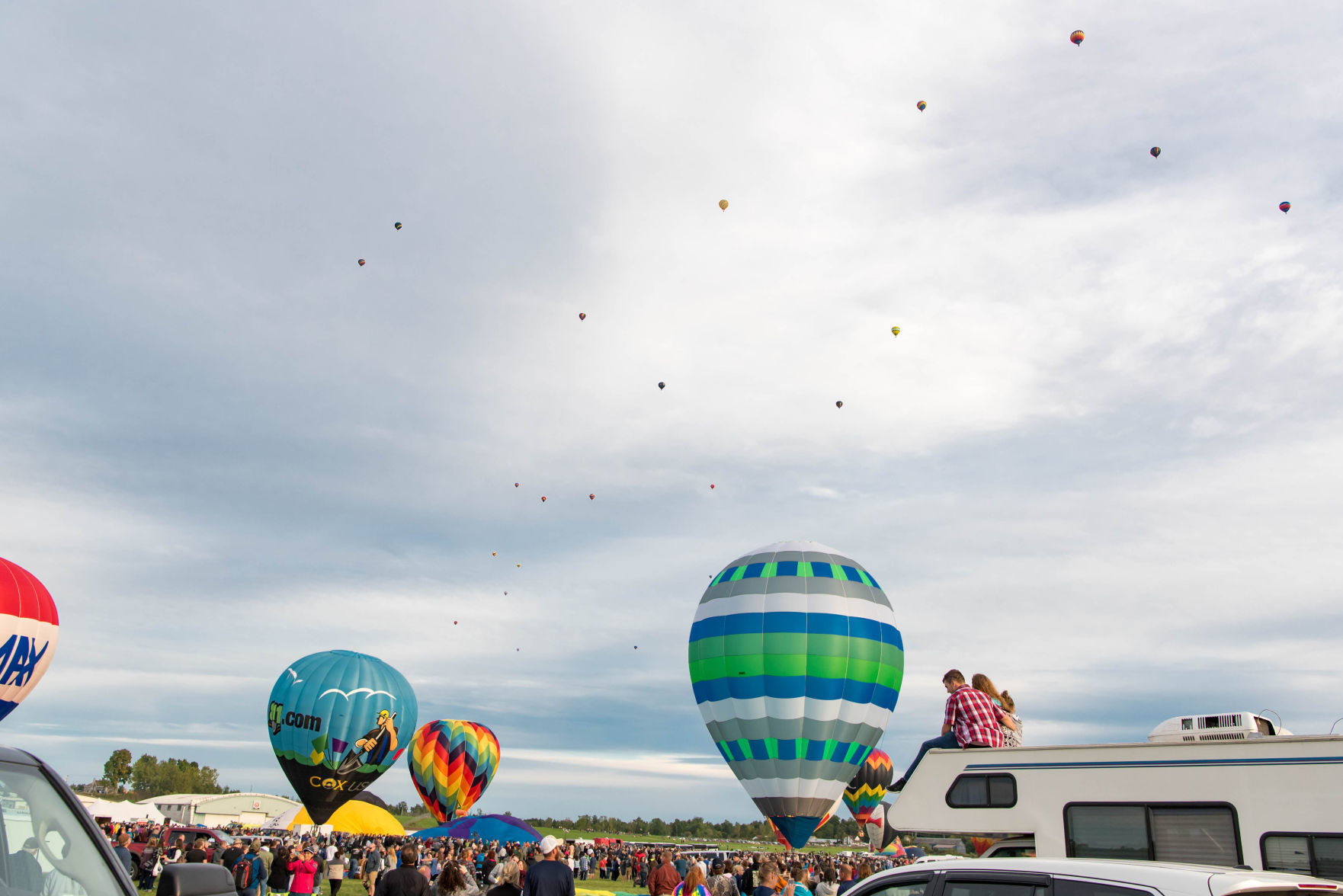 Adirondack Balloon Festival Saturday evening